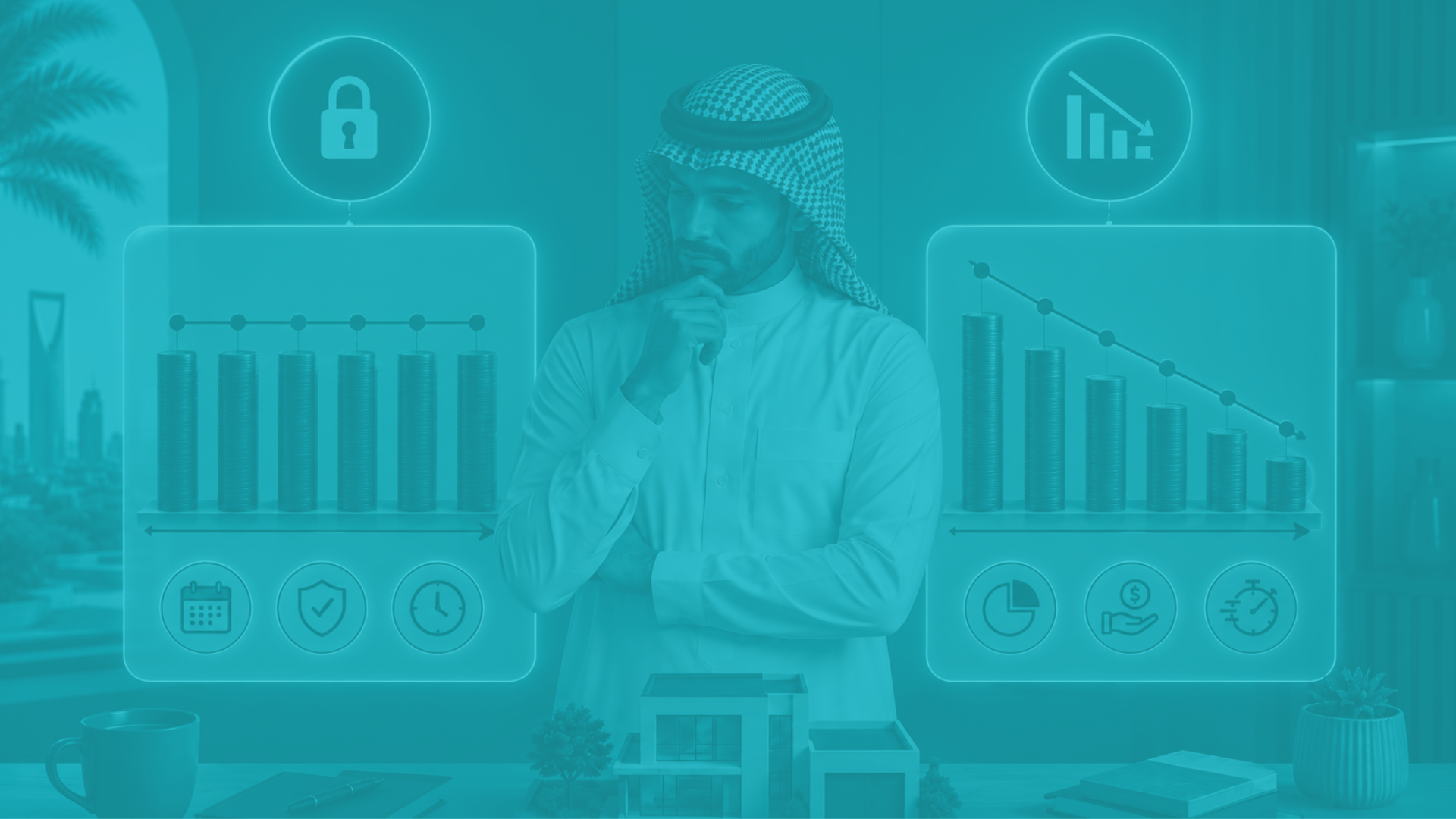 الفرق بين الفائدة الثابتة والمتناقصة في القروض الشخصية