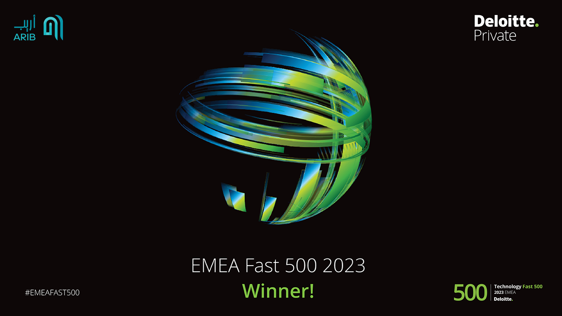 تصنيف أريب ضمن قائمة Deloitte's EMEA Technology Fast 500